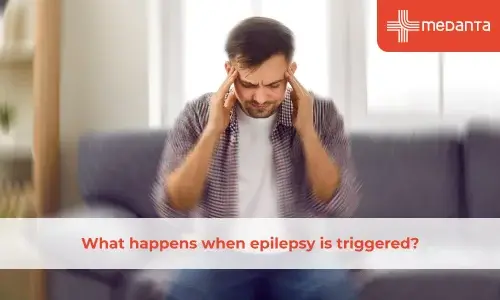 What happens when epilepsy is triggered?