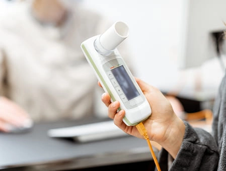 Rolling spirometers