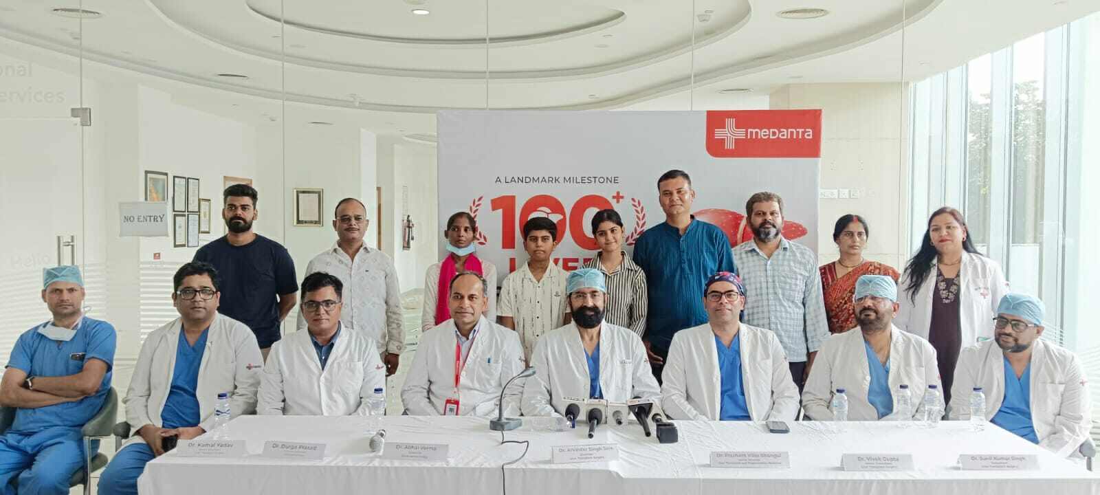 Medanta Lucknow Completes 100 Liver Transplants, Advanced Transplant Services in UP get a Boost